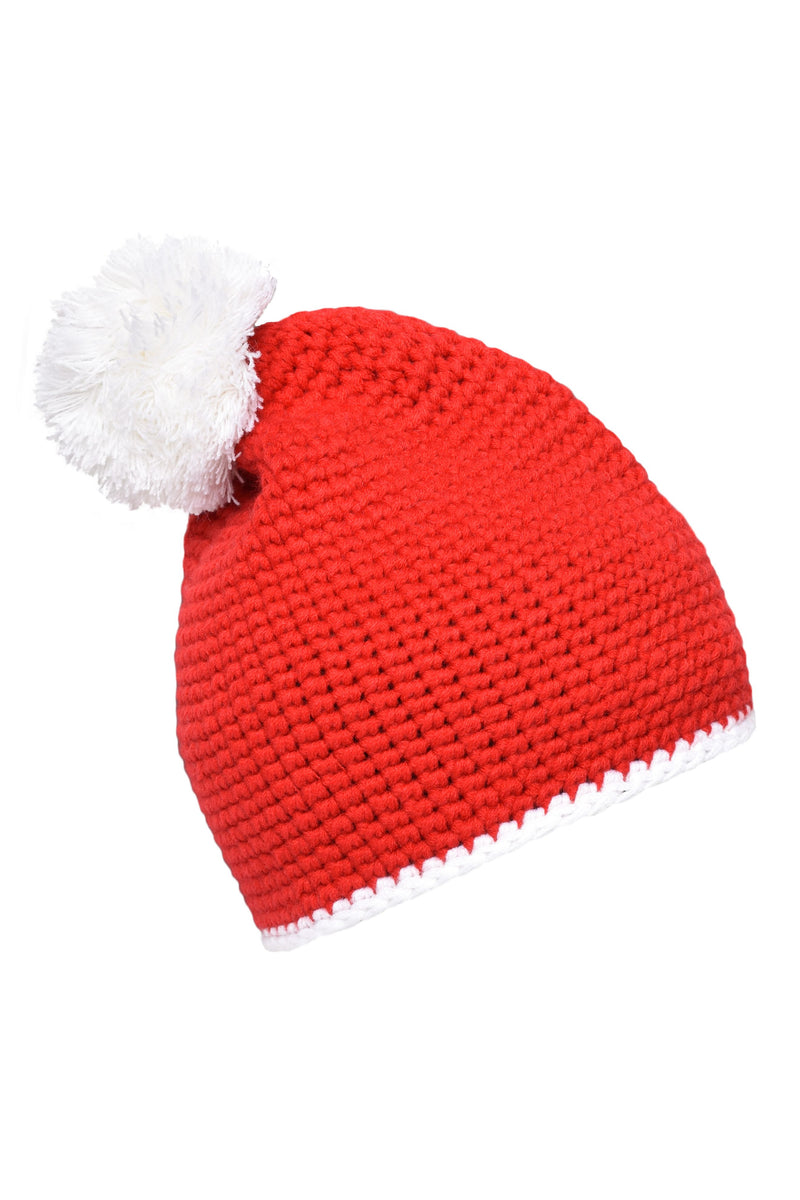 Laden Sie das Bild in Galerie -Viewer, Pompon Hat with Contrast Stripe
