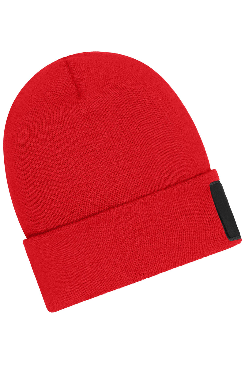 Laden Sie das Bild in Galerie -Viewer, Beanie with Patch (10cm x 5 cm) - Thinsulate
