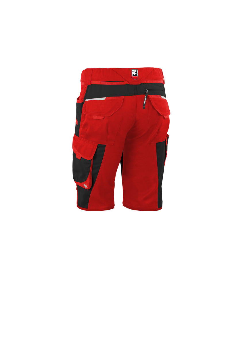 Laden Sie das Bild in Galerie -Viewer, Shorts IRON Men - Rot/Schwarz

