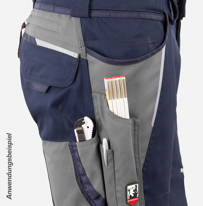 Laden Sie das Bild in Galerie -Viewer, Shorts IRON Men - Marine/Grau

