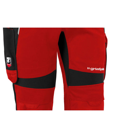 Bundhose IRON Men - Rot/Schwarz