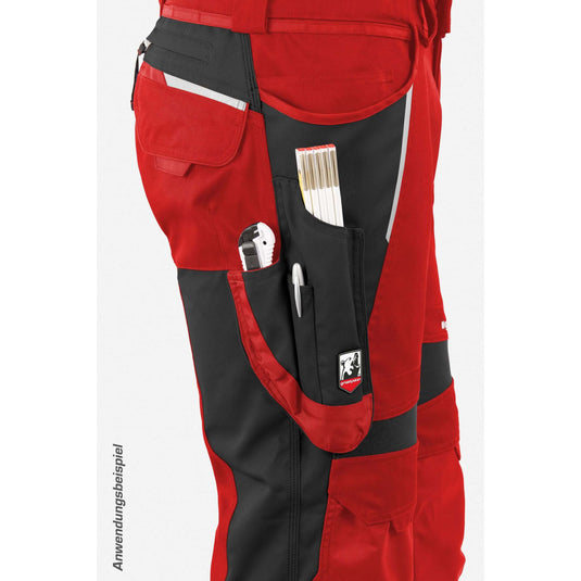 Bundhose IRON Men - Rot/Schwarz