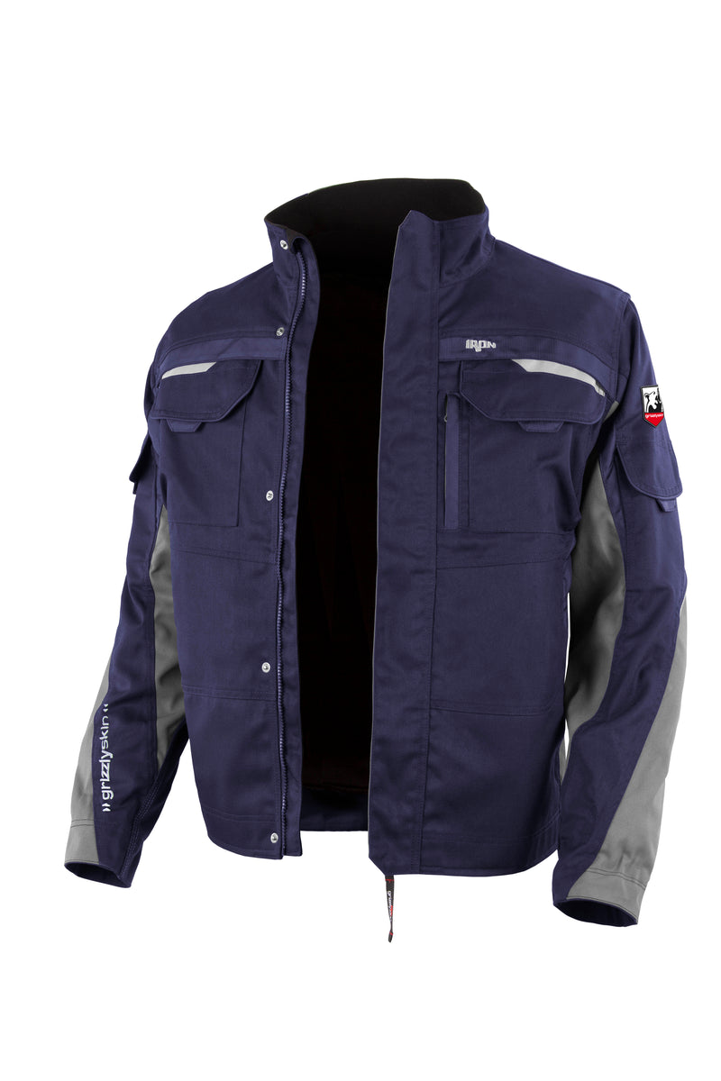 Laden Sie das Bild in Galerie -Viewer, Bundjacke IRON Men - Marine/Grau

