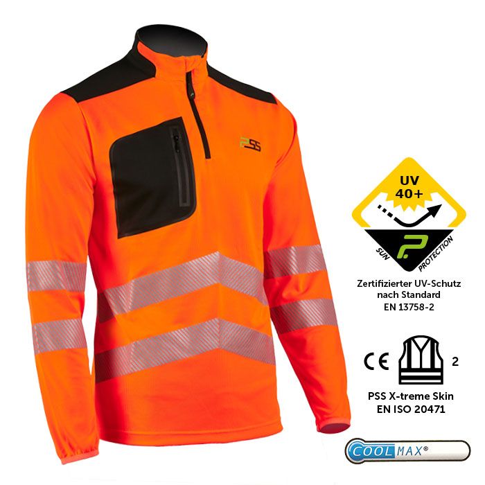 Laden Sie das Bild in Galerie -Viewer, PSS Funktionsshirt X-treme Skin Langarm EN 20471 - 922
