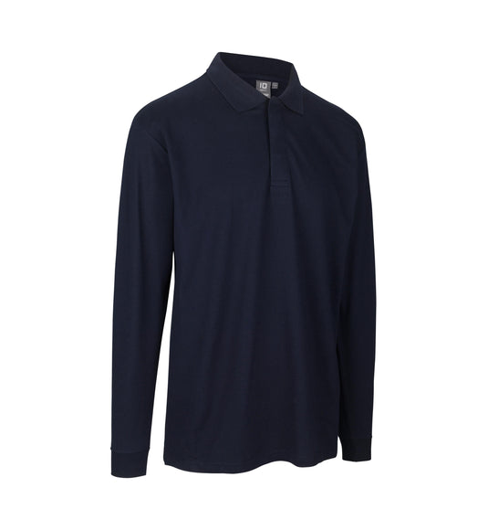 PRO Wear Langarm-Poloshirt - Druckknopf - 0336