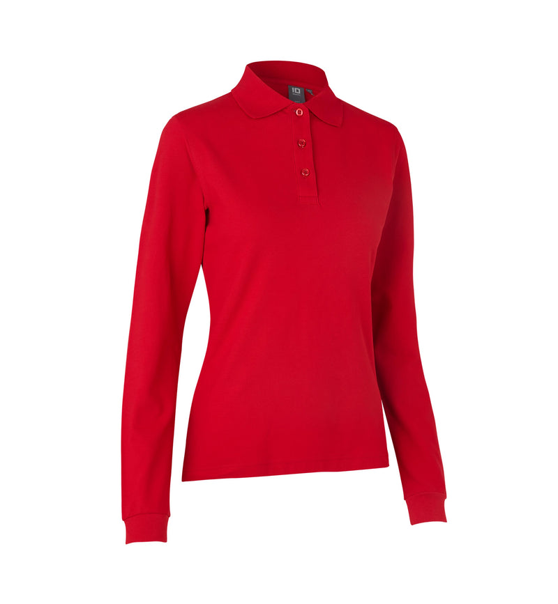 Laden Sie das Bild in Galerie -Viewer, Langarm Poloshirt - Stretch - Damen - 0545

