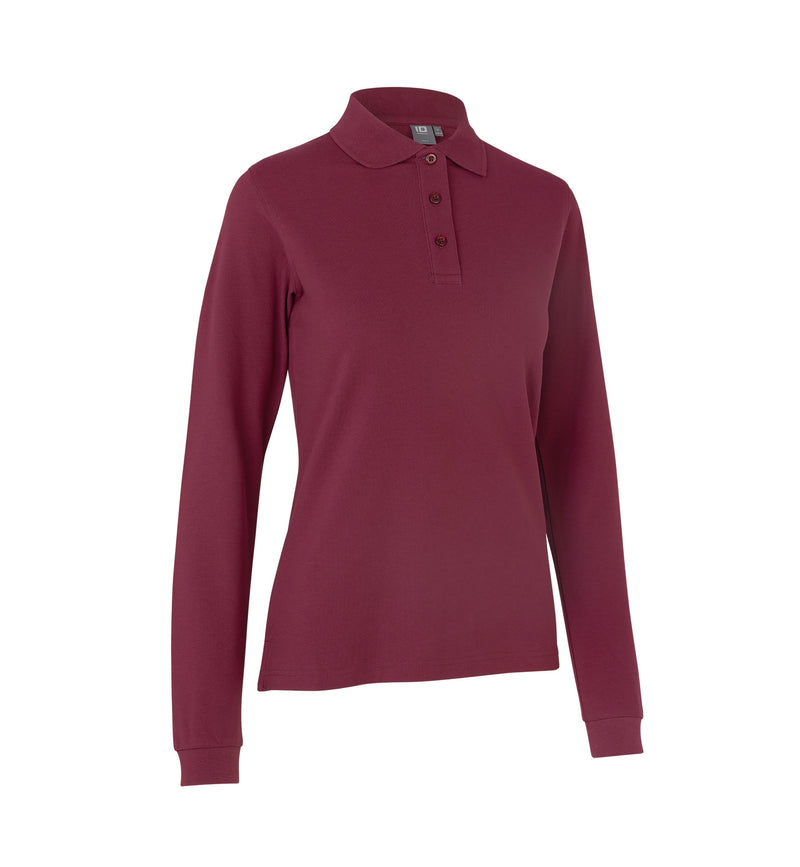 Laden Sie das Bild in Galerie -Viewer, Langarm Poloshirt - Stretch - Damen - 0545
