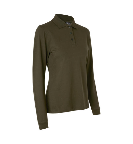 Langarm Poloshirt - Stretch - Damen - 0545
