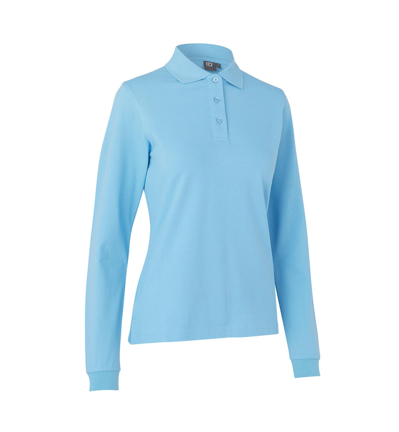 Laden Sie das Bild in Galerie -Viewer, Langarm Poloshirt - Stretch - Damen - 0545

