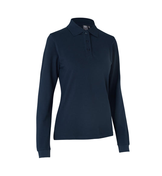 Langarm Poloshirt - Stretch - Damen - 0545