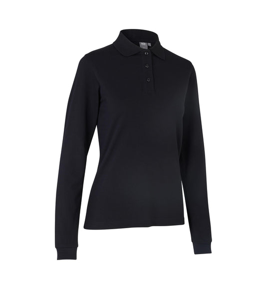 Langarm Poloshirt - Stretch - Damen - 0545