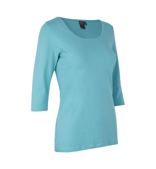 Stretch T-Shirt - ¾ Ärmel - Damen - 0597