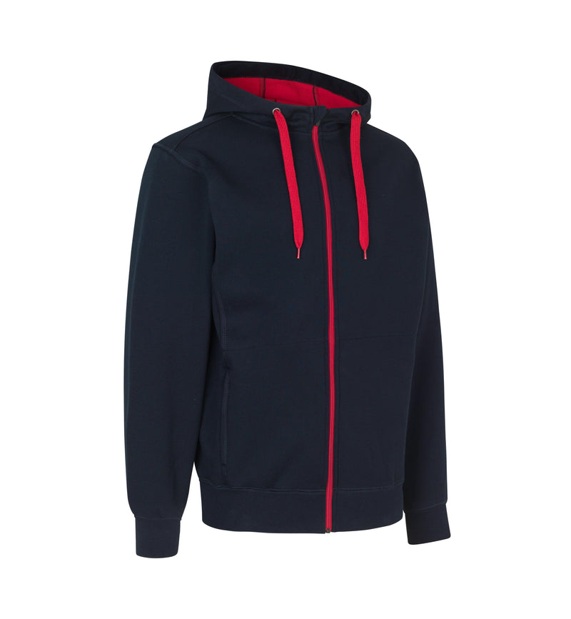 Laden Sie das Bild in Galerie -Viewer, Sweat-Cardigan - eingefasst - 0630
