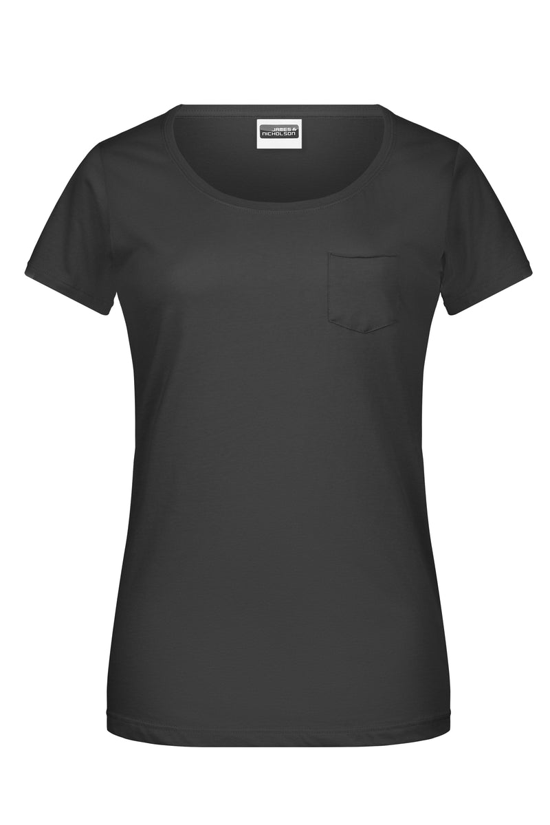 Laden Sie das Bild in Galerie -Viewer, T-Shirt mit modischer Brusttasche - 8003

