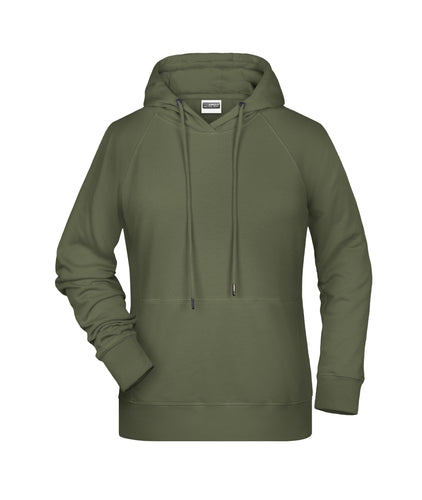 Kapuzensweat mit Raglanärmeln - Damen - 8023