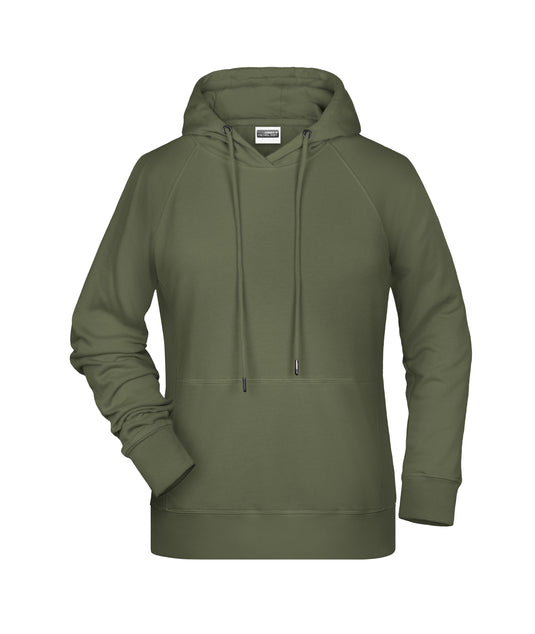 Kapuzensweat mit Raglanärmeln - Damen - 8023