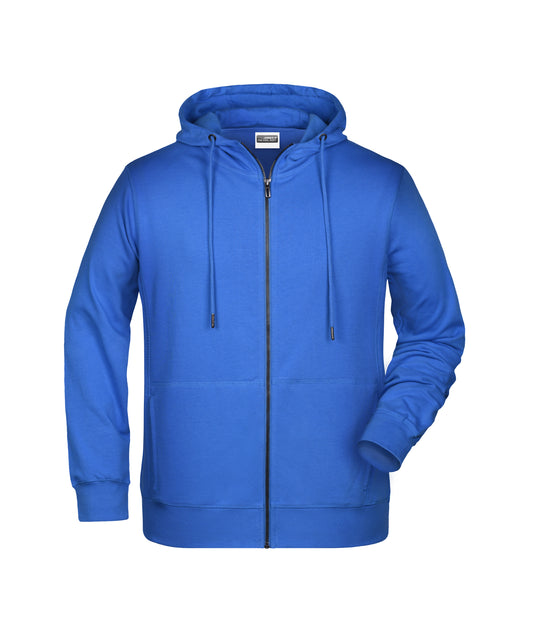 Sweat-Jacke mit Kapuze und Reißverschluss - 8026