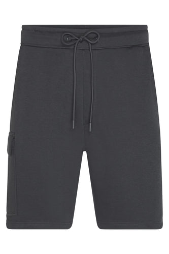 Modische, kurze Sweat-Hose aus BIO-Baumwolle im Cargo-Style - 8038