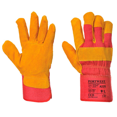 Fleece gefütterter Rigger Handschuh - A225