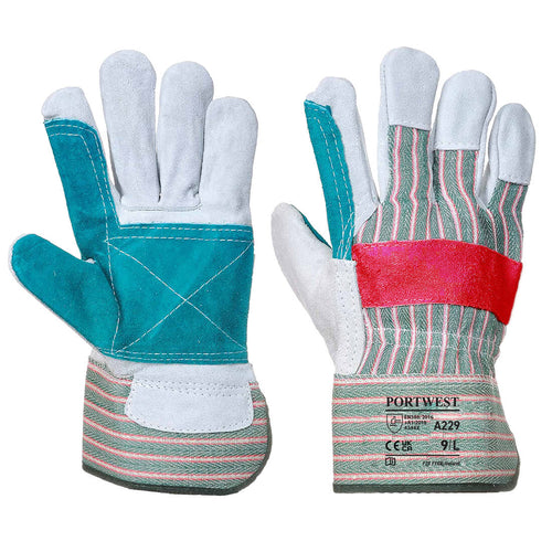 Klassischer Rigger Handschuh mit gedoppelter Handfläche - A229