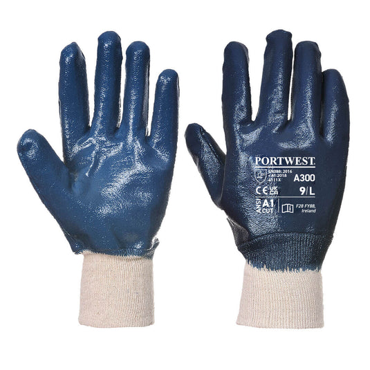 Nitrilhandschuh Mit Strickbund - A300