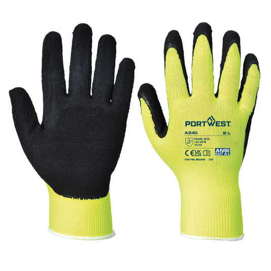 Warnschutz Grip Handschuh - Latexschaum - A340
