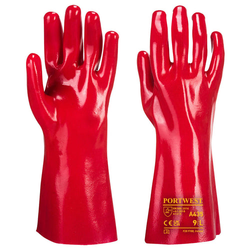 PVC-Handschuh 35cm Stulpe - A435