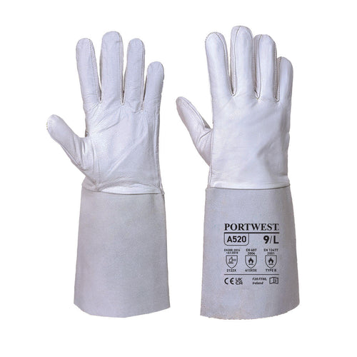 Premium Tig Schweißer-Stulpenhandschuh - A520