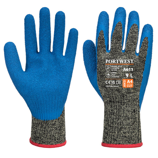 Aramid HR Schnittschutz-Latex-Handschuh - A611