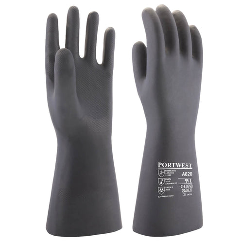 Neopren Chemikalienschutz Stulpenhandschuh - A820