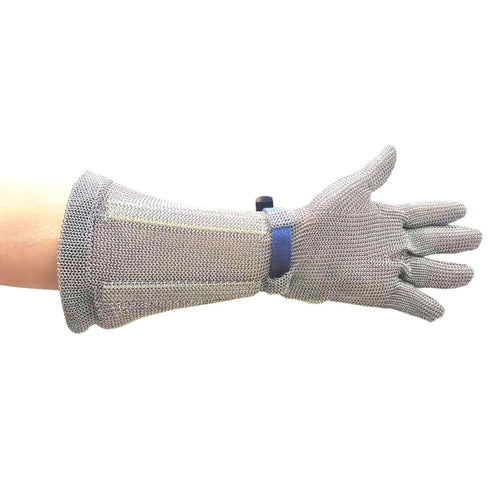 CHAINMAIL Kettenhandschuh mit Stulpe 45 cm - AC10