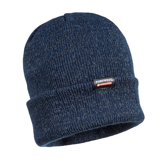 Reflektierende Strickmütze mit Insulatex Futter - B026