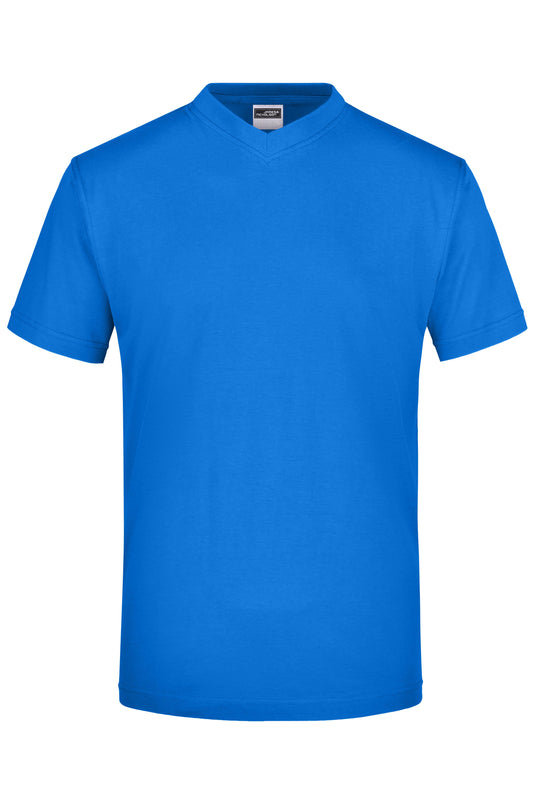 Komfort-V-Neck-T aus Single-Jersey - JN003