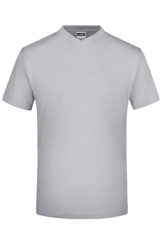 Komfort-V-Neck-T aus Single-Jersey - JN003