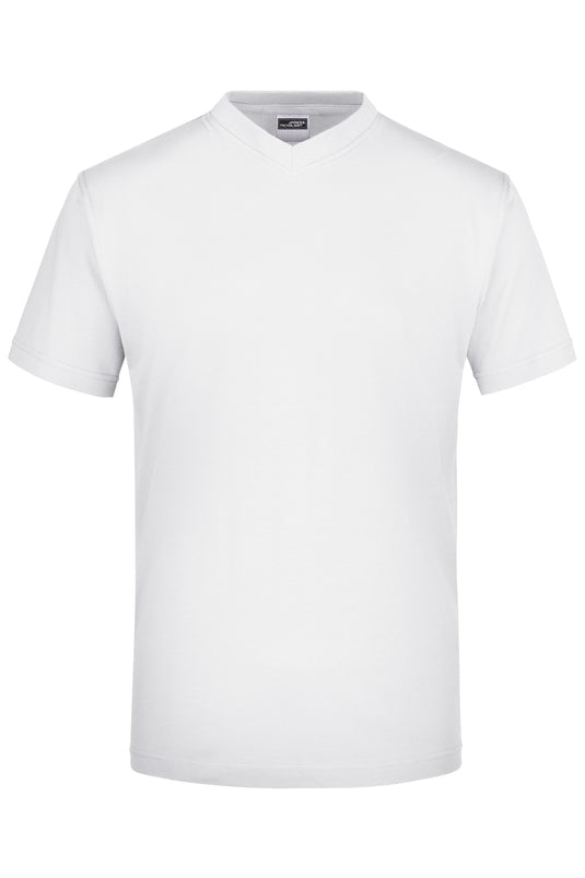 Komfort-V-Neck-T aus Single-Jersey - JN003