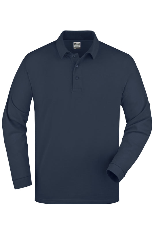 Klassisches Langarm Polo - Herren - JN022