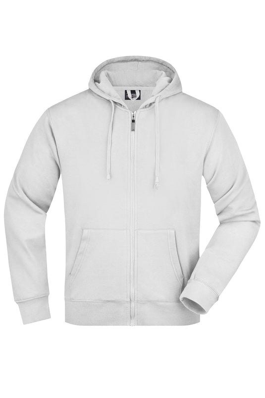 Kapuzen-Jacke aus formbeständiger Sweat-Qualität - Herren - JN042