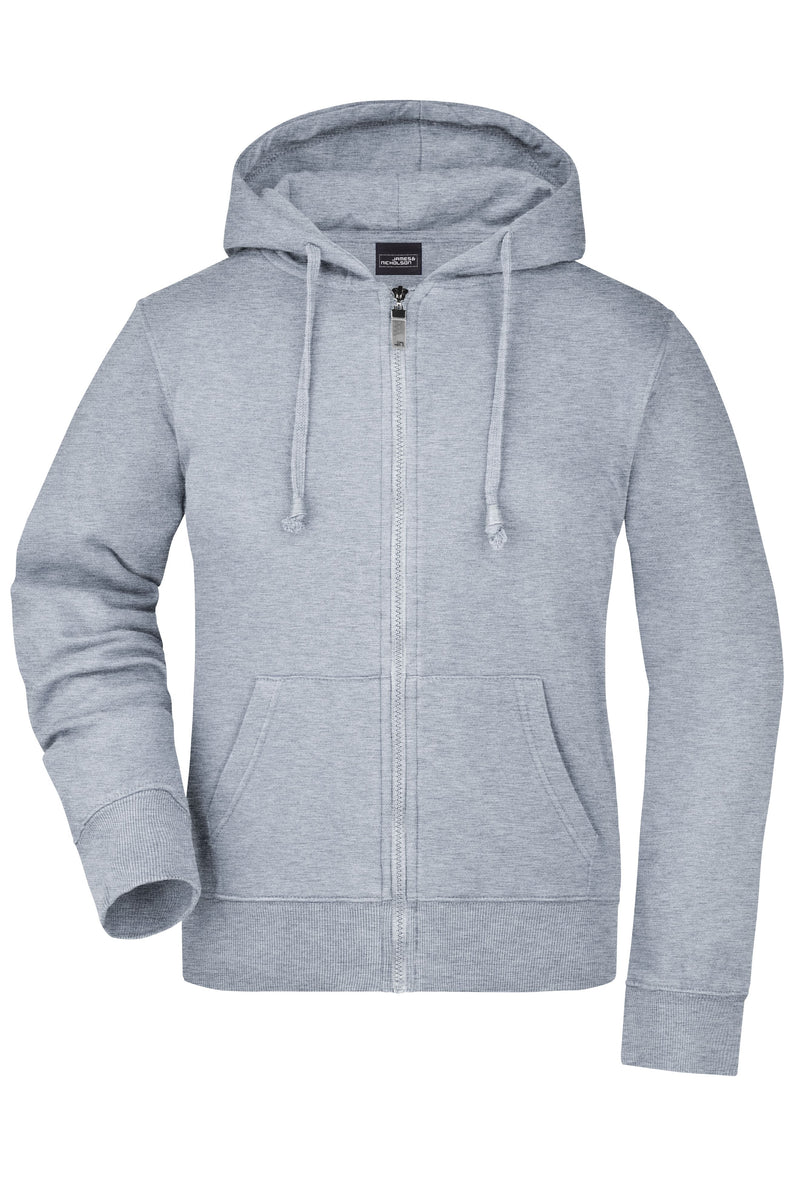 Laden Sie das Bild in Galerie -Viewer, Kapuzen-Jacke aus formbeständiger Sweat-Qualität - Damen - JN053
