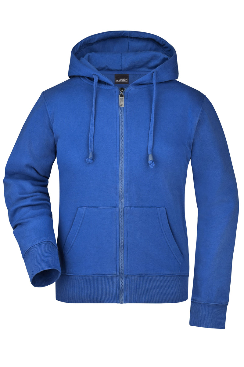 Laden Sie das Bild in Galerie -Viewer, Kapuzen-Jacke aus formbeständiger Sweat-Qualität - Damen - JN053
