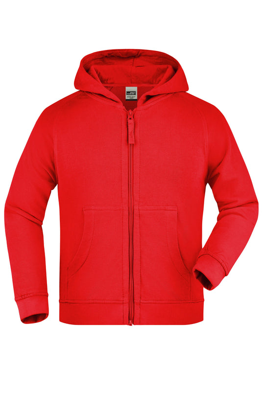 Klassische Kapuzenjacke aus hochwertiger French-Terry-Qualität - Kinder - JN059K