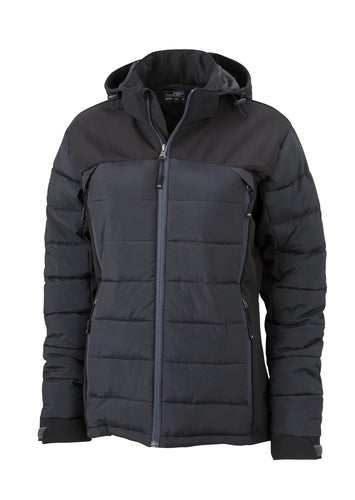 Thermojacke in attraktivem Materialmix - JN1049