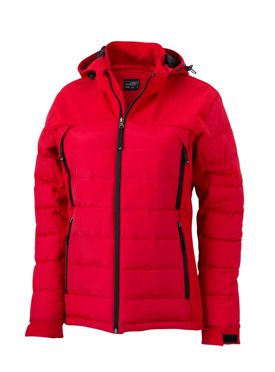 Thermojacke in attraktivem Materialmix - JN1049