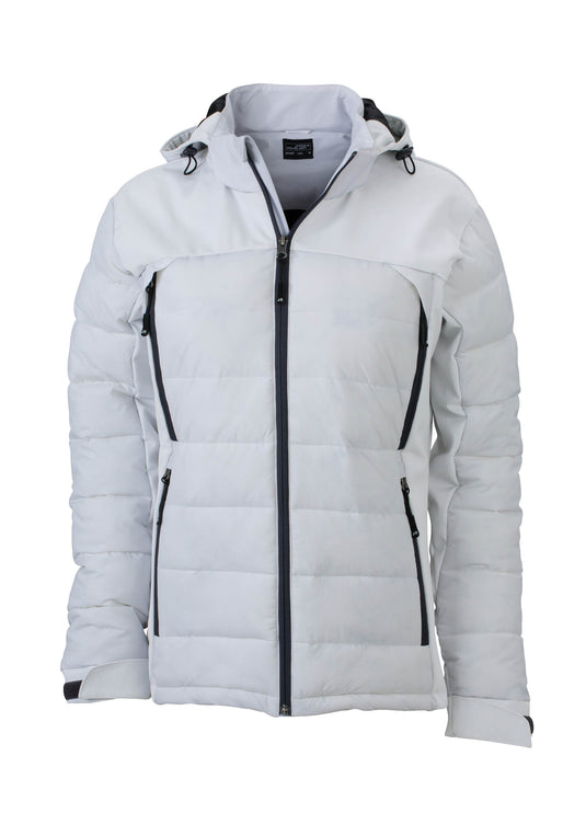 Thermojacke in attraktivem Materialmix - JN1049