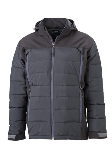 Thermojacke in attraktivem Materialmix - JN1050