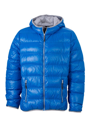 Laden Sie das Bild in Galerie -Viewer, Ultraleichte Daunenjacke mit Kapuze in sportlichem Style - JN1060
