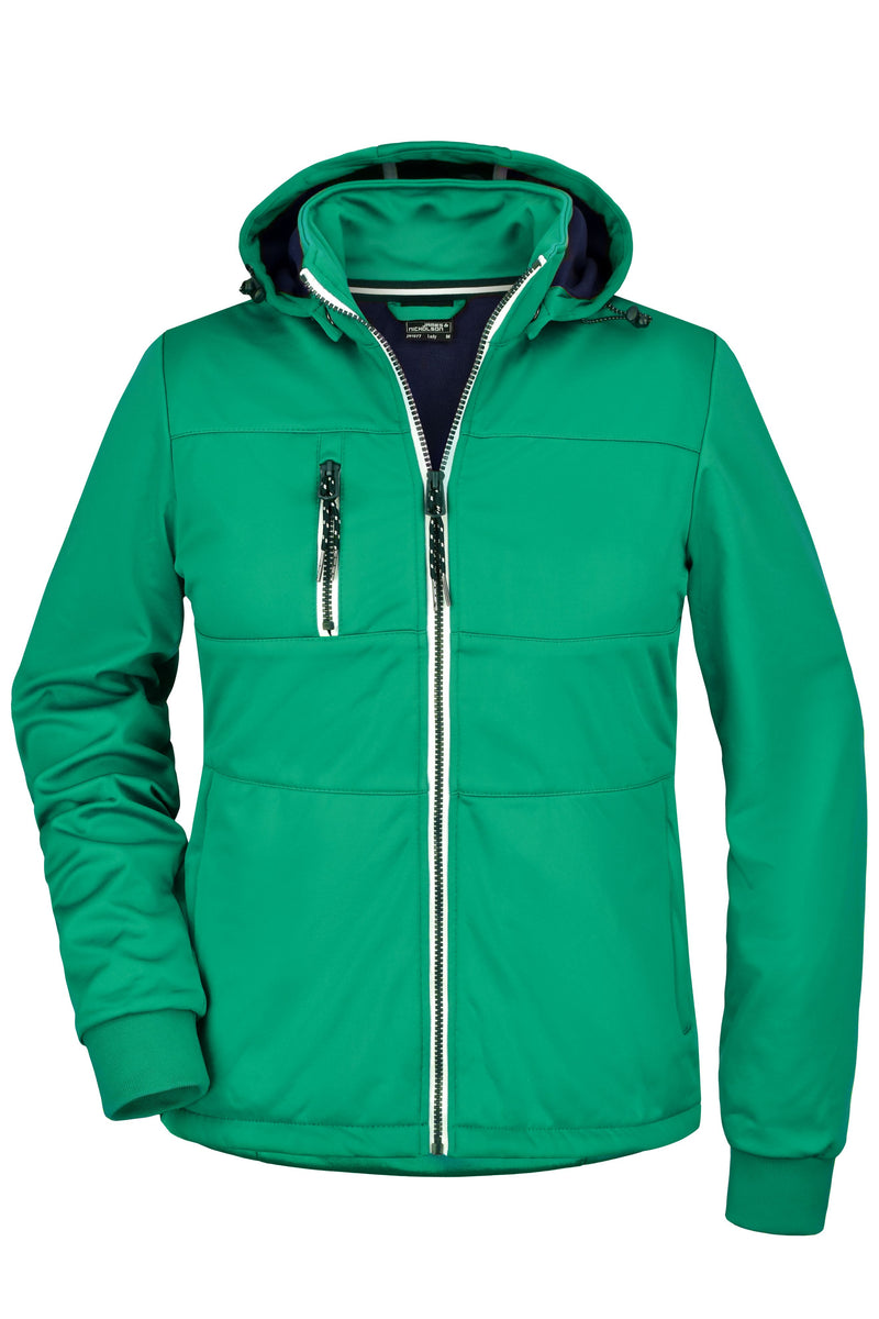 Laden Sie das Bild in Galerie -Viewer, Junge Softshell Jacke mit modischen Details - Damen - JN1077
