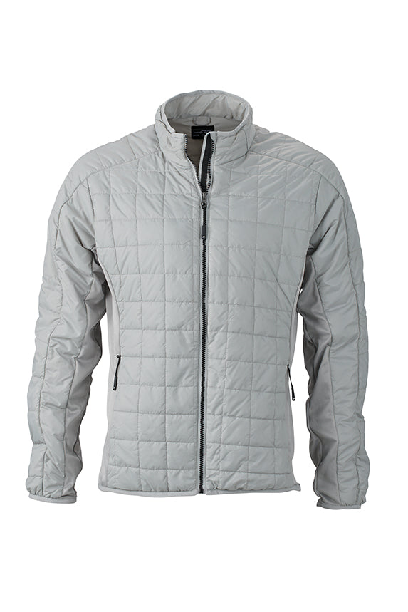 Laden Sie das Bild in Galerie -Viewer, Leicht wattierte Jacke im sportlichen Materialmix - JN1116
