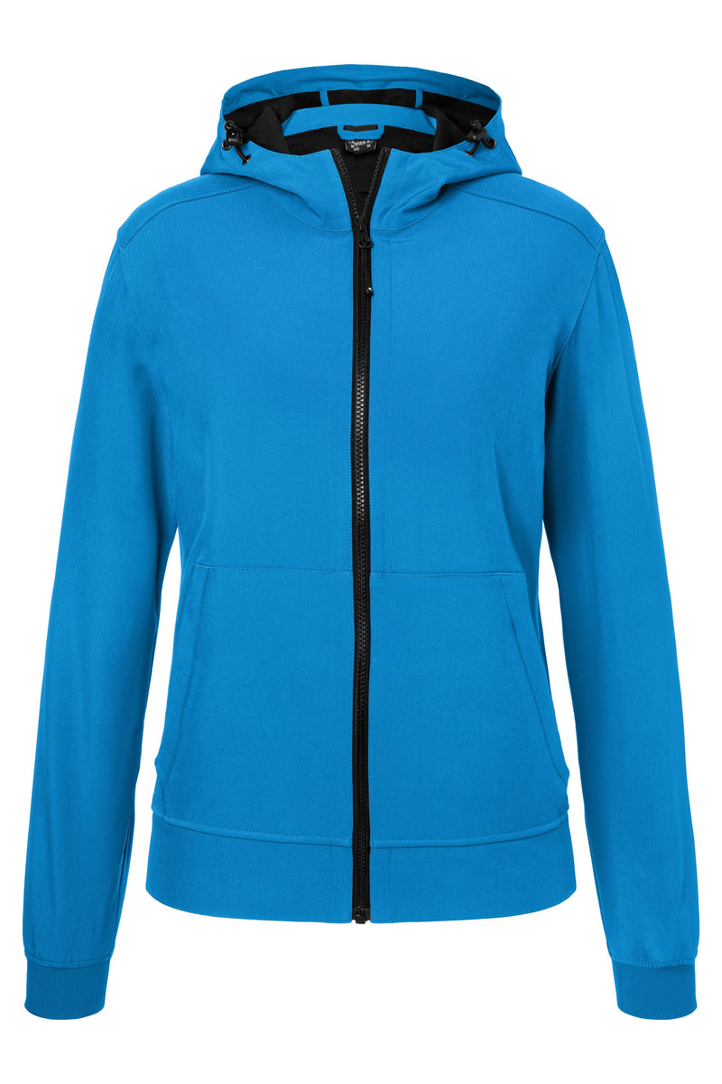 Laden Sie das Bild in Galerie -Viewer, Softshelljacke mit Kapuze im sportlichen Design - JN1145
