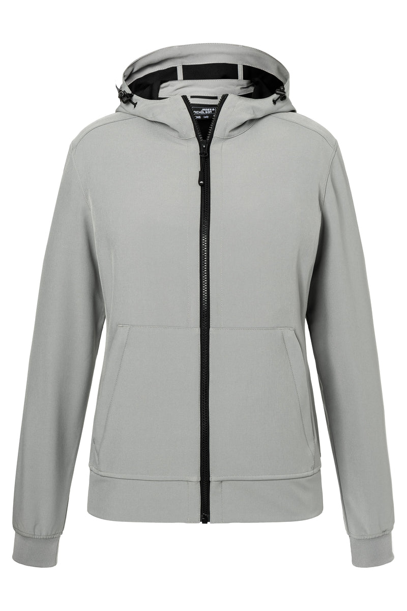 Laden Sie das Bild in Galerie -Viewer, Softshelljacke mit Kapuze im sportlichen Design - JN1145
