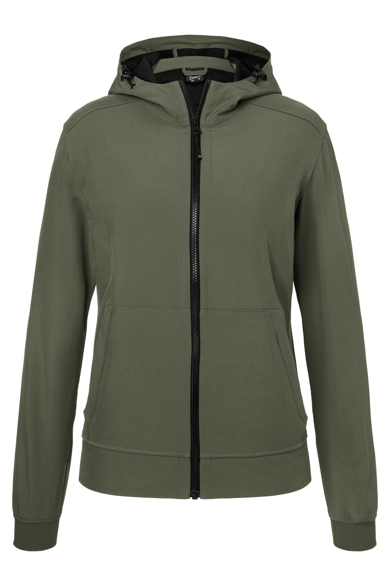 Laden Sie das Bild in Galerie -Viewer, Softshelljacke mit Kapuze im sportlichen Design - JN1145
